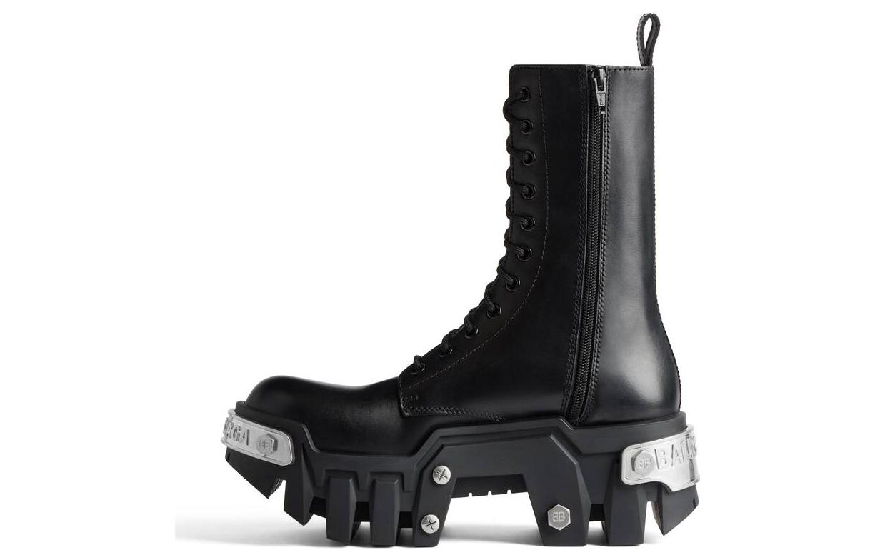 Shop Balenciaga Bulldozer Lace-Up Boots | Saks Fifth Avenue