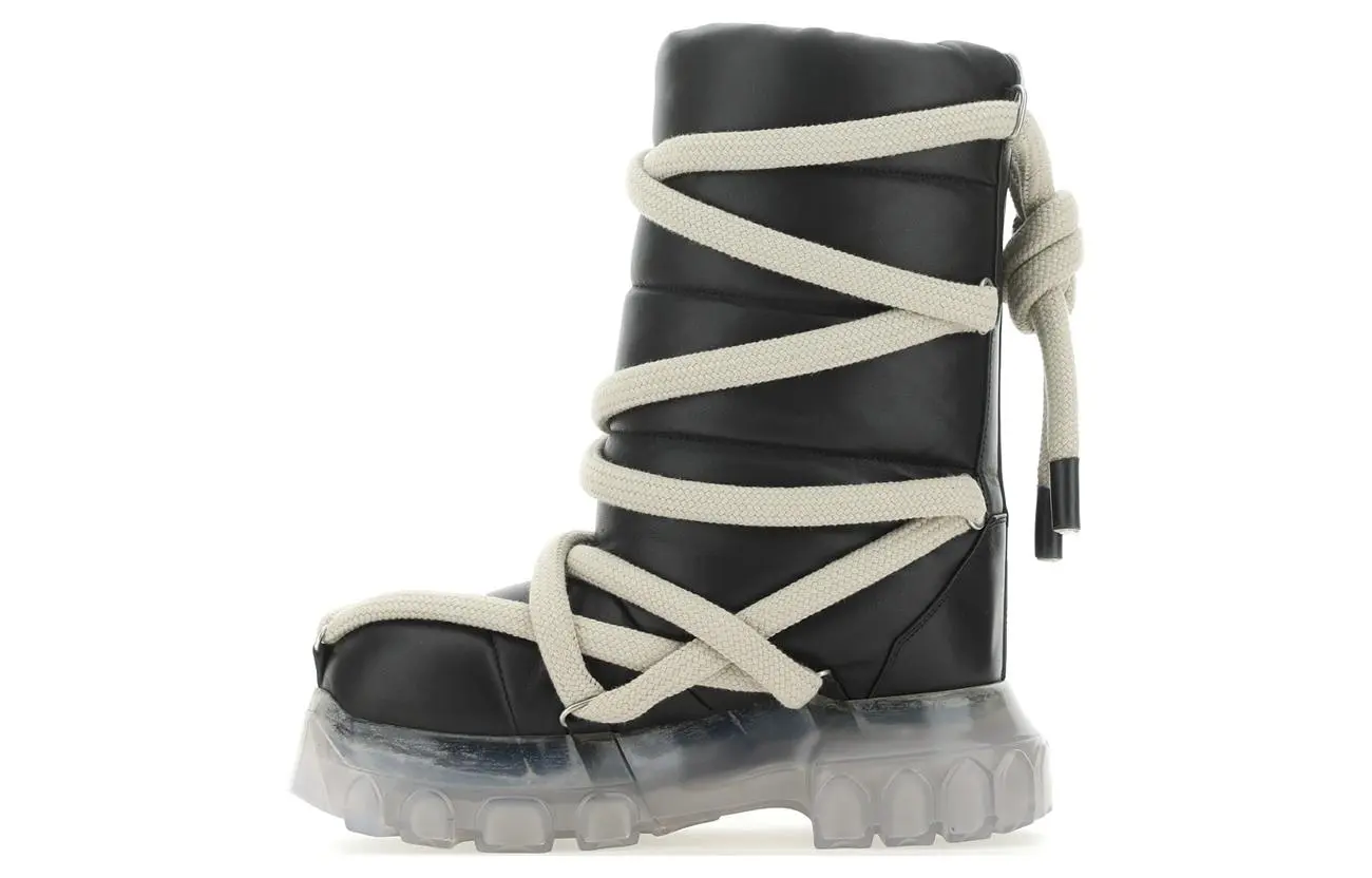 Stretch leather ankle boots in black - Rick Owens | Mytheresa