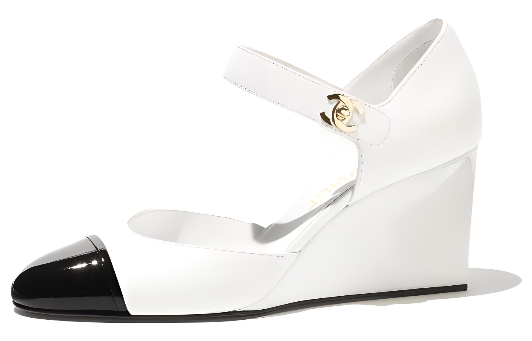 CHANEL Ribbon Low Heel Sandals Mules Pumps Shoes Women Size