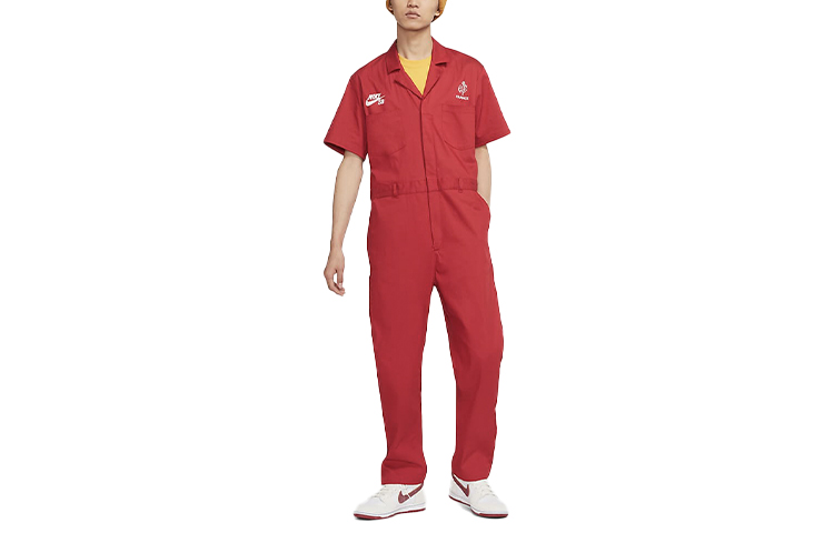 Nike jumpsuit men red online