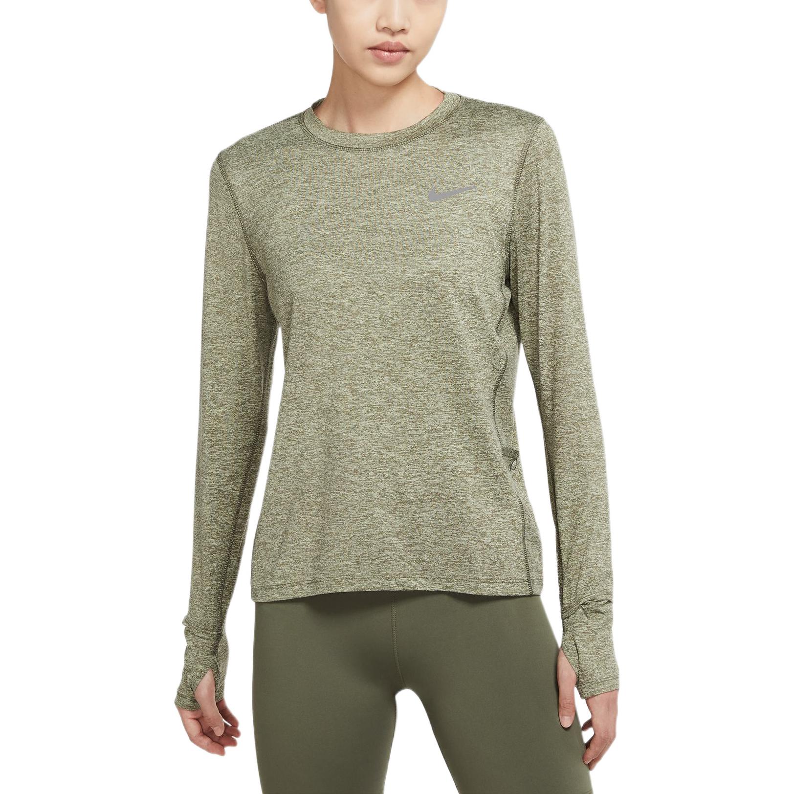 olive green nike shirt women