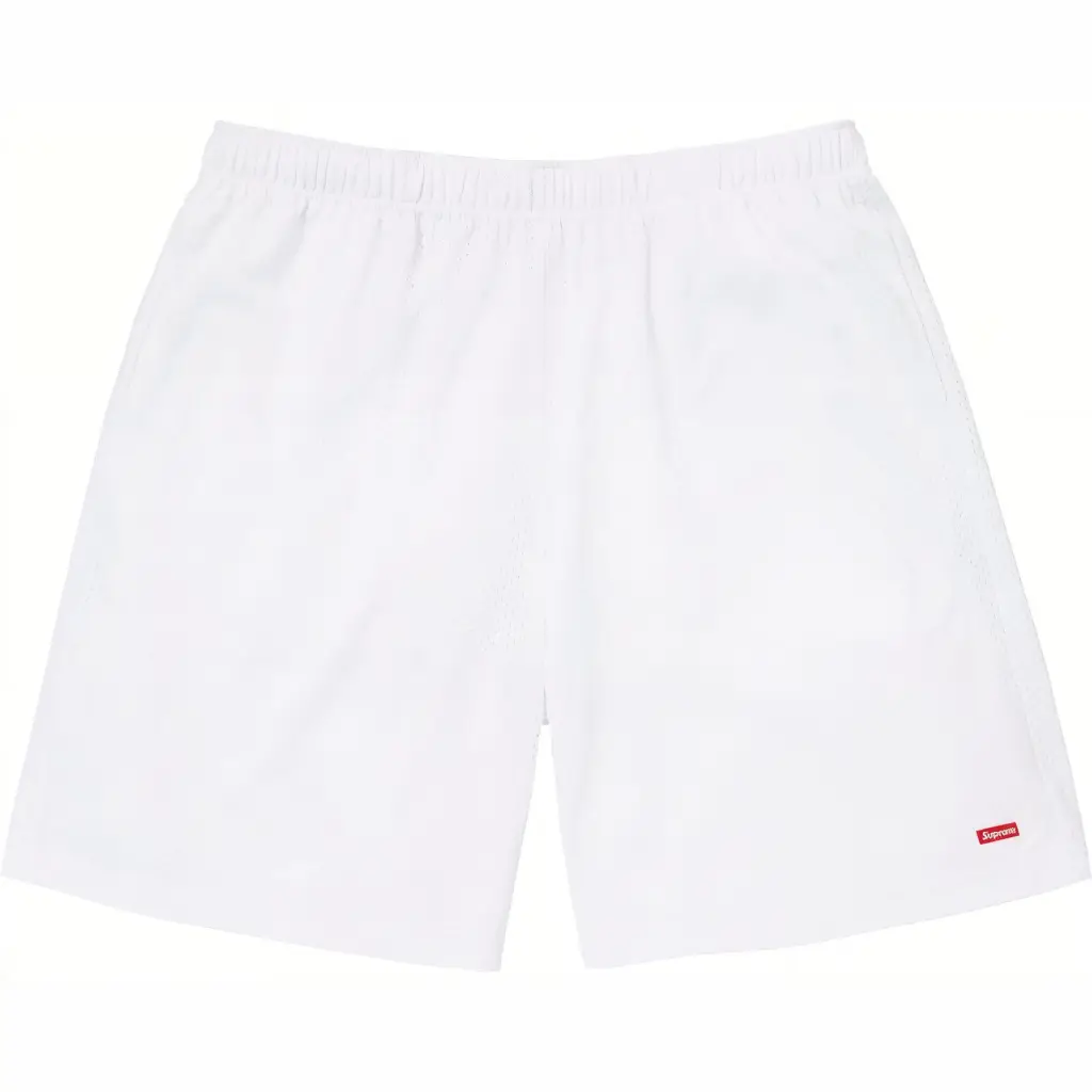 Supreme Small Box Baggy Mesh Short SS24 Pink XL - POIZON