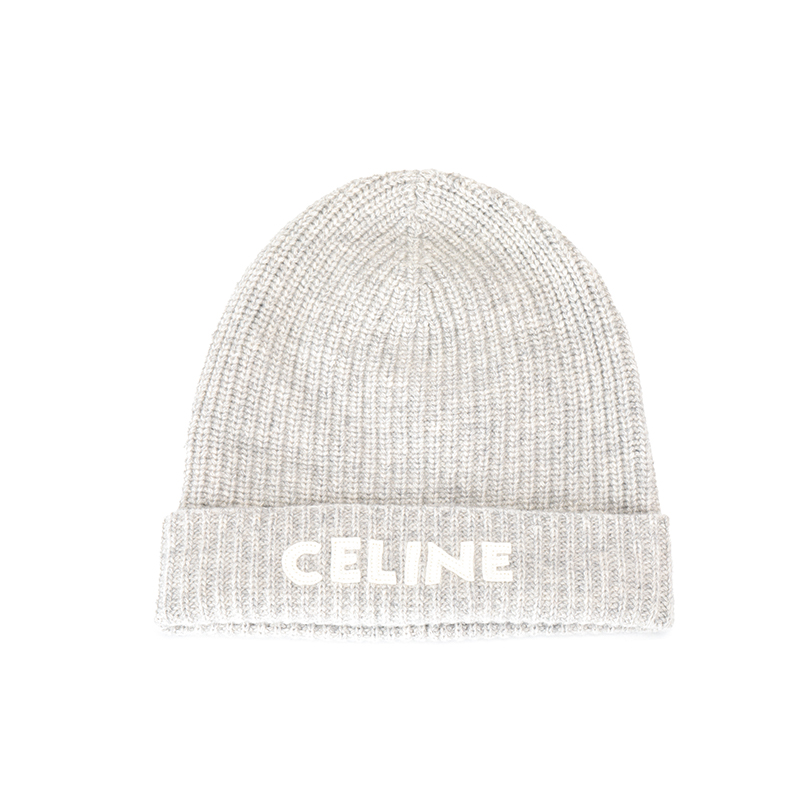 CELINE Ribbed Felted Wool Beanie - POIZON