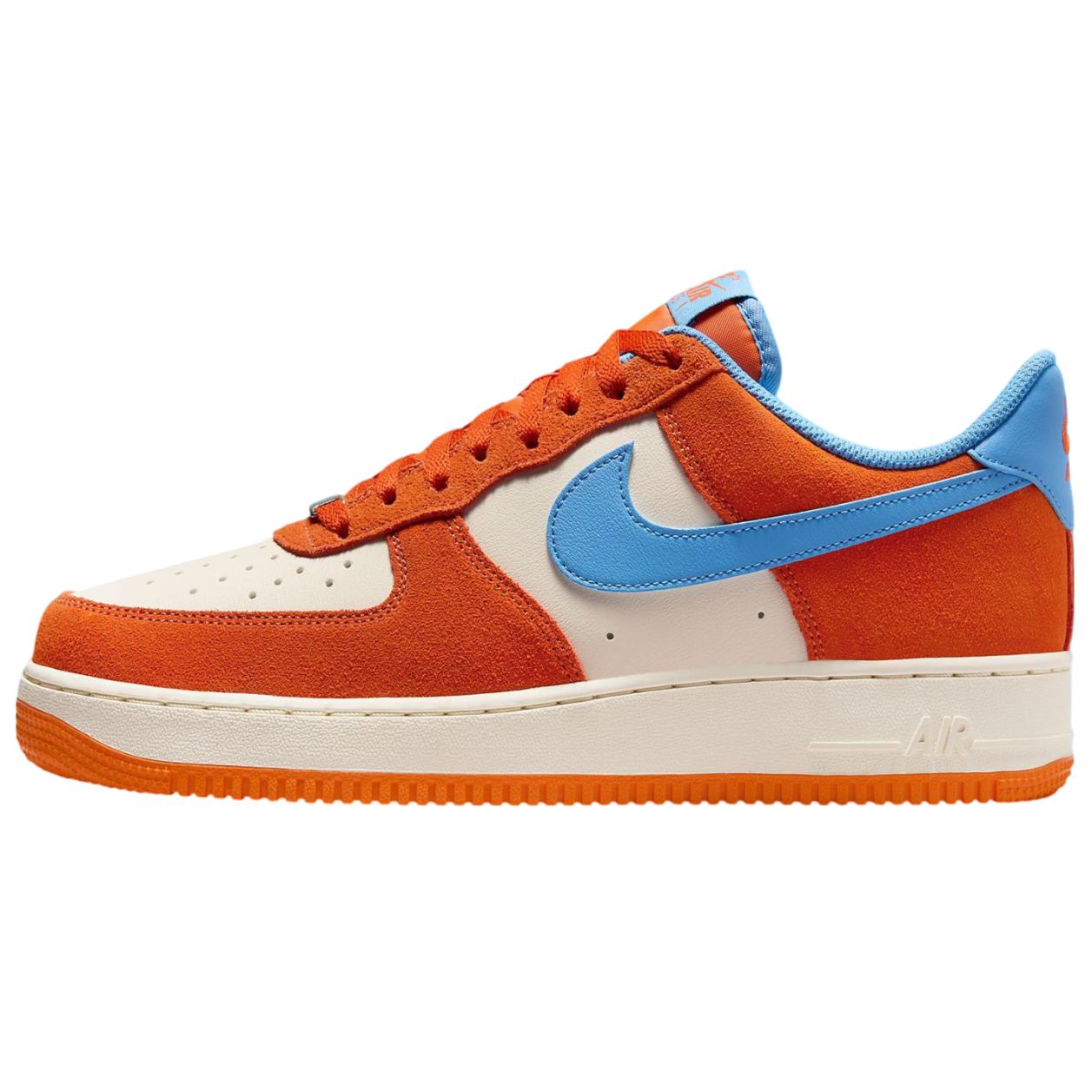 light blue and orange nike shoes