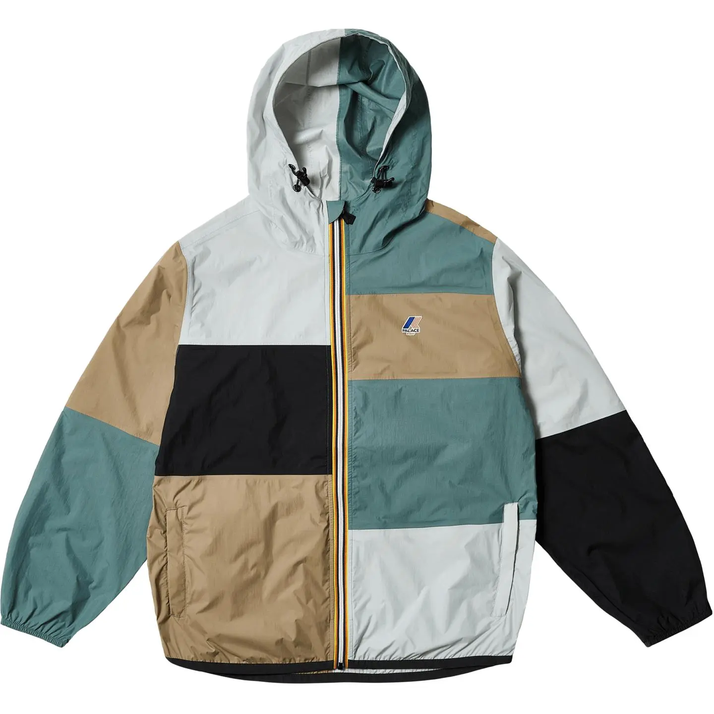 K-way X PALACE K-WAY Co-branded Model Jackets Unisex Blue/Black - POIZON