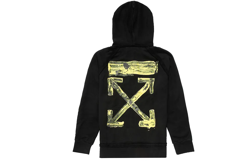 OFF-WHITE Oversized Acrylic Arrows Hoodie - POIZON