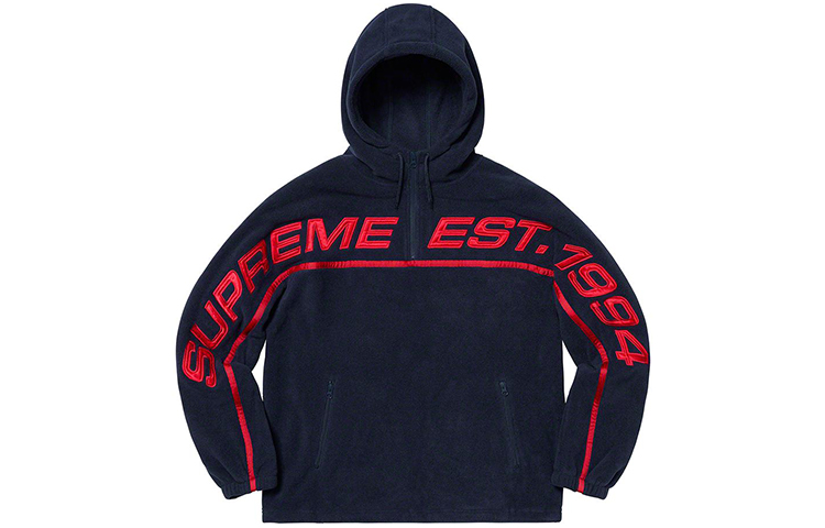 Supreme Polartec Half Zip Hooded Sweatshirt M - POIZON