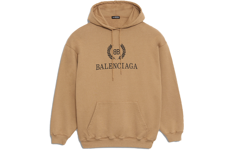 Balenciaga Sweatshirts Men Khaki XS - Cheap Rcj Jordan Outlet