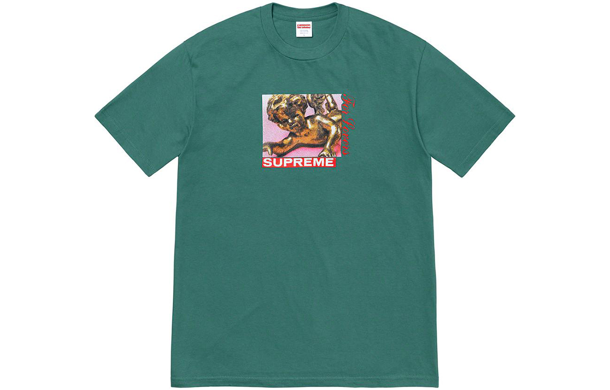 ★20AW WEEK1★Supreme Lovers Tee New Supreme Lovers Tee T-Shirt Baby Angel Ash Grey Fall