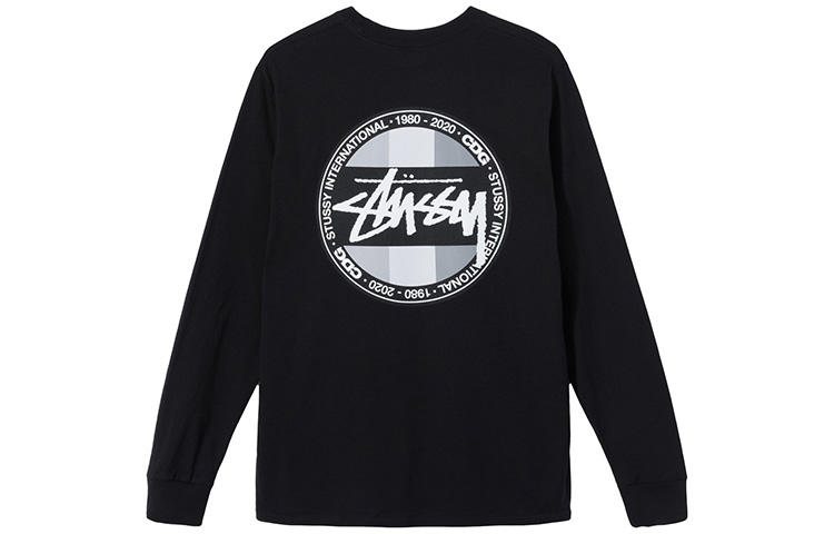 Stussy X Comme Des Garçons Dot Long-Sleeve T-Shirt - POIZON