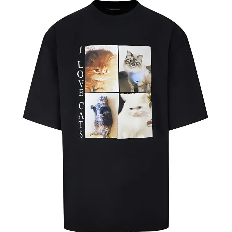 Balenciaga I Love Cats T-Shirt - POIZON