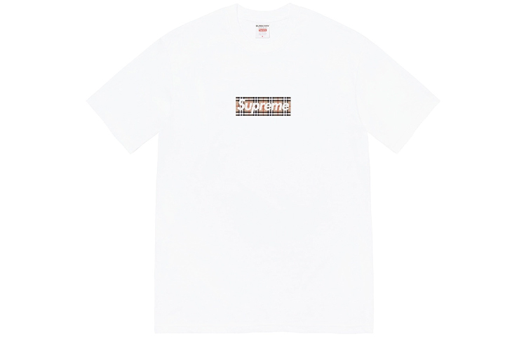 Supreme × Burberry Tシャツ Lサイズ 黒 美品