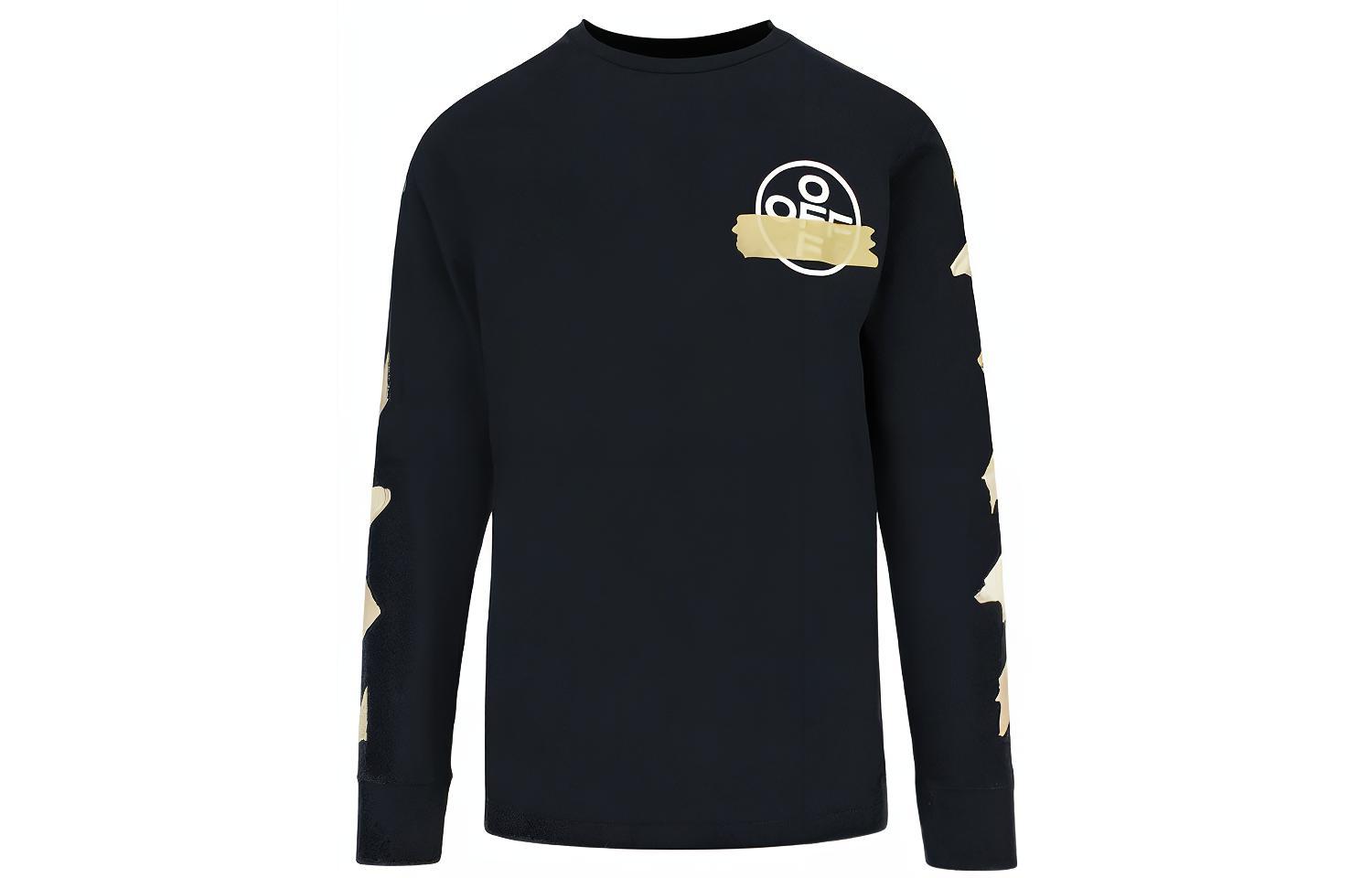 OFF-WHITE Tape Arrows Long Sleeve T-Shirt 'Black' - POIZON