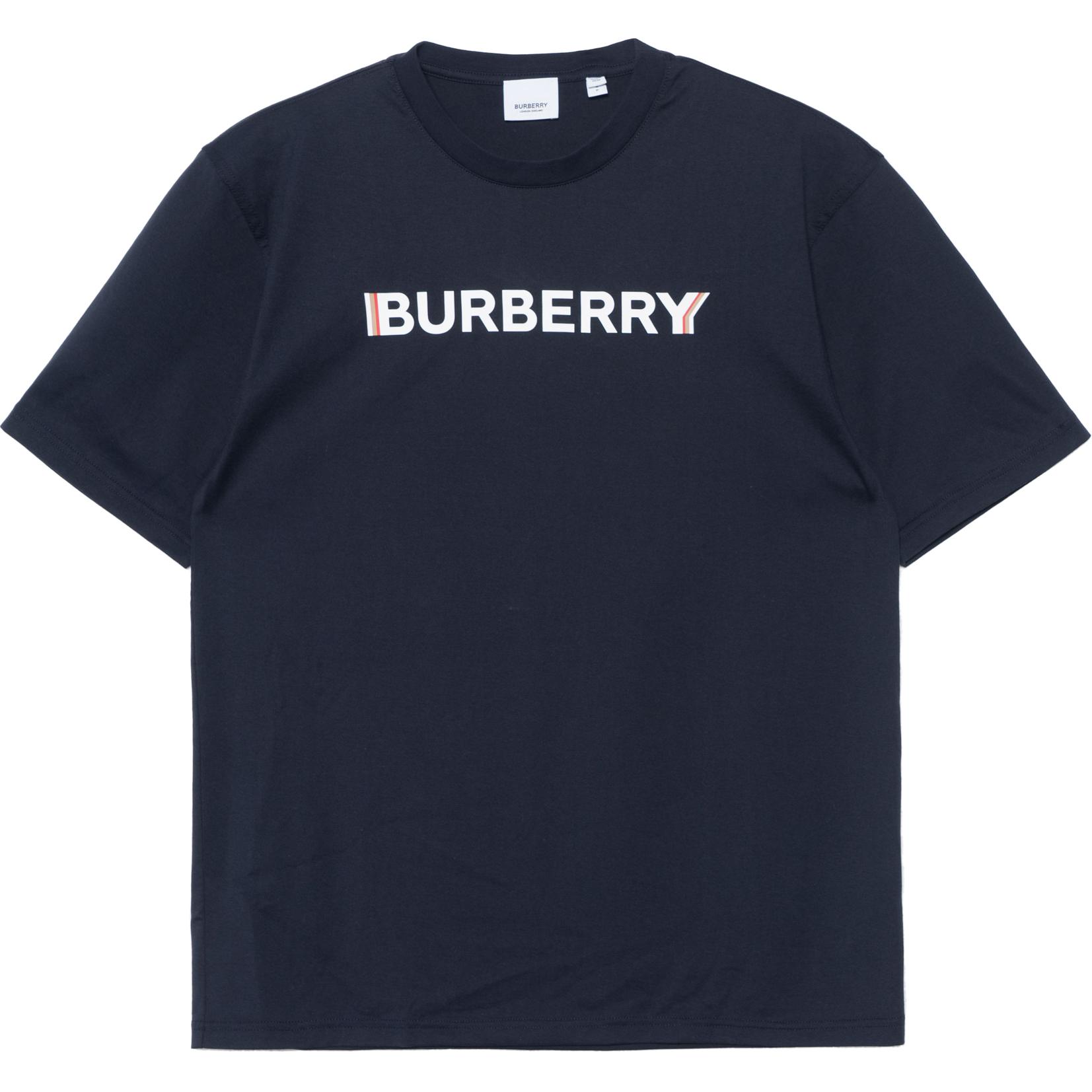 Burberry T Shirt Men's Dark Blue - POIZON