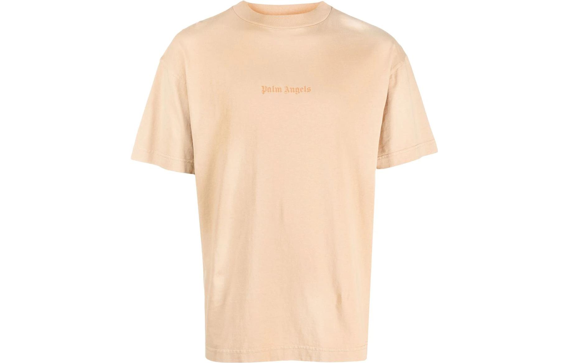 PALM ANGELS Gd Reverse Logo Tee - POIZON