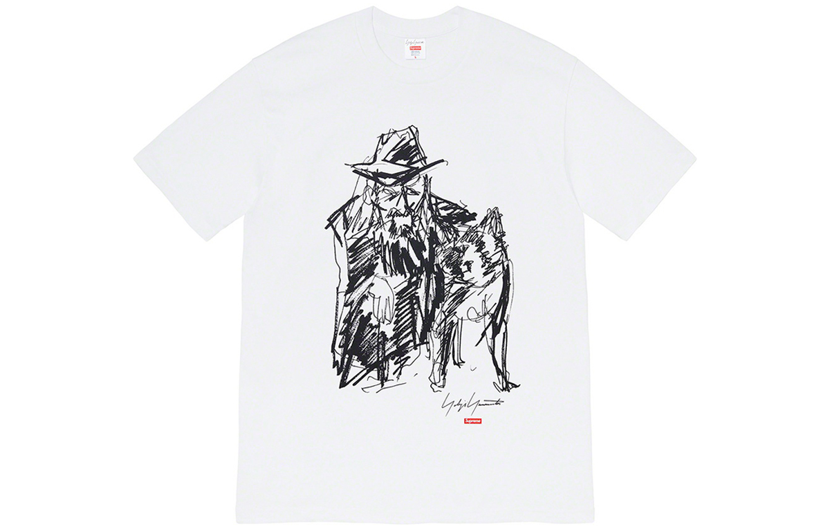 話題コラボSupreme Yohji Yamamoto Scribble Portrait Tee Black Supreme Yohji Yamamoto Scribble Portrait Tee - POIZON