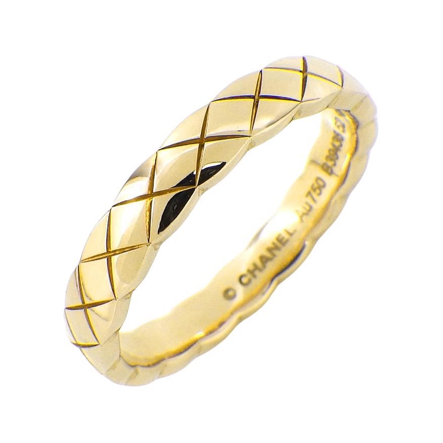 CHANEL 18K Gold Rings Men's Beige Gold - Cheap Rcj Jordan Outlet