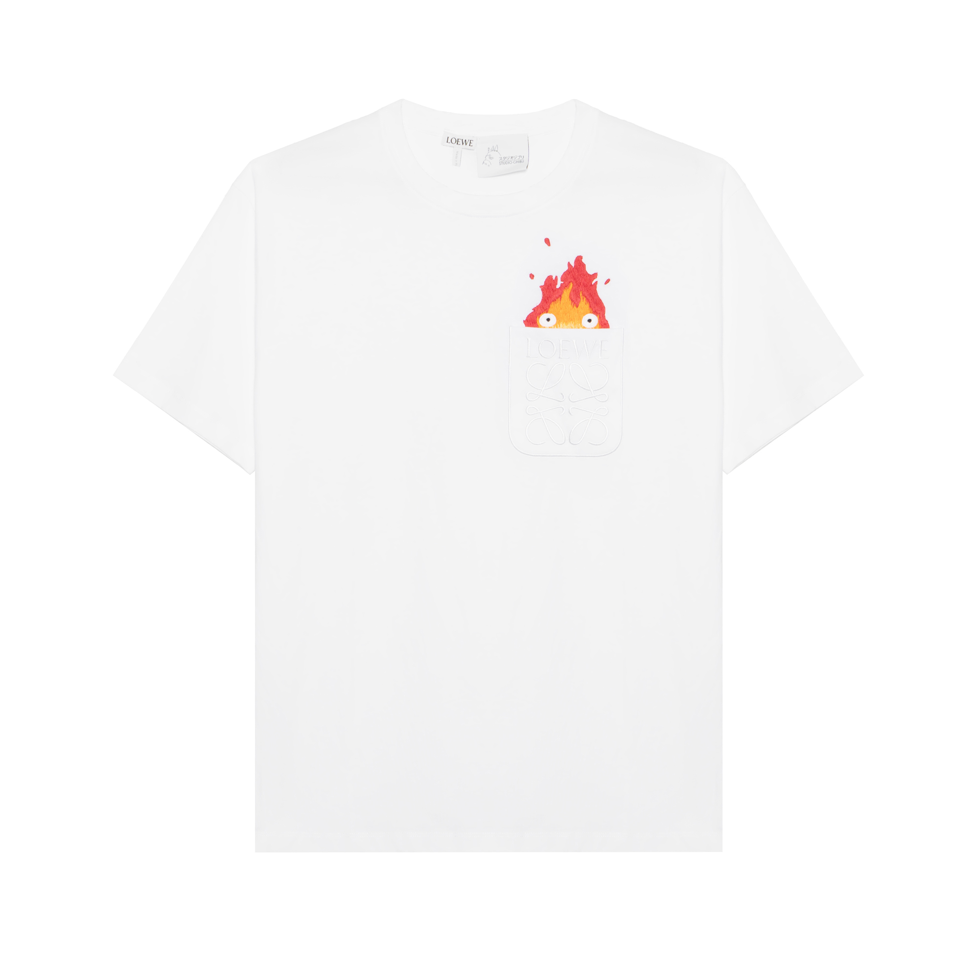 Loewe Loewe Logo Dove Past Present Future Printed T-shirt
