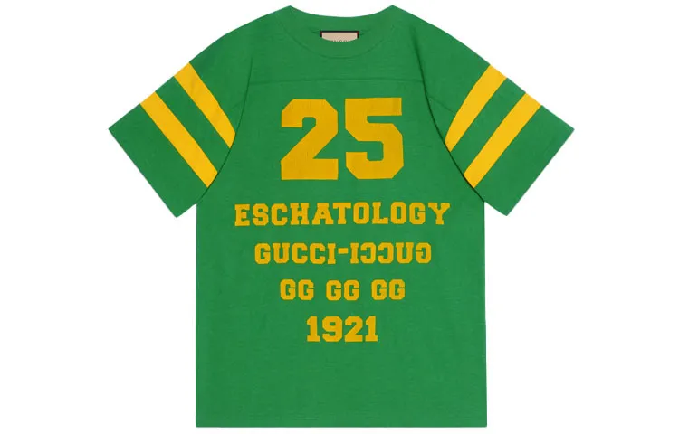 GUCCI 1921 T Shirt Unisex Green M - Cheap Rcj Jordan Outlet