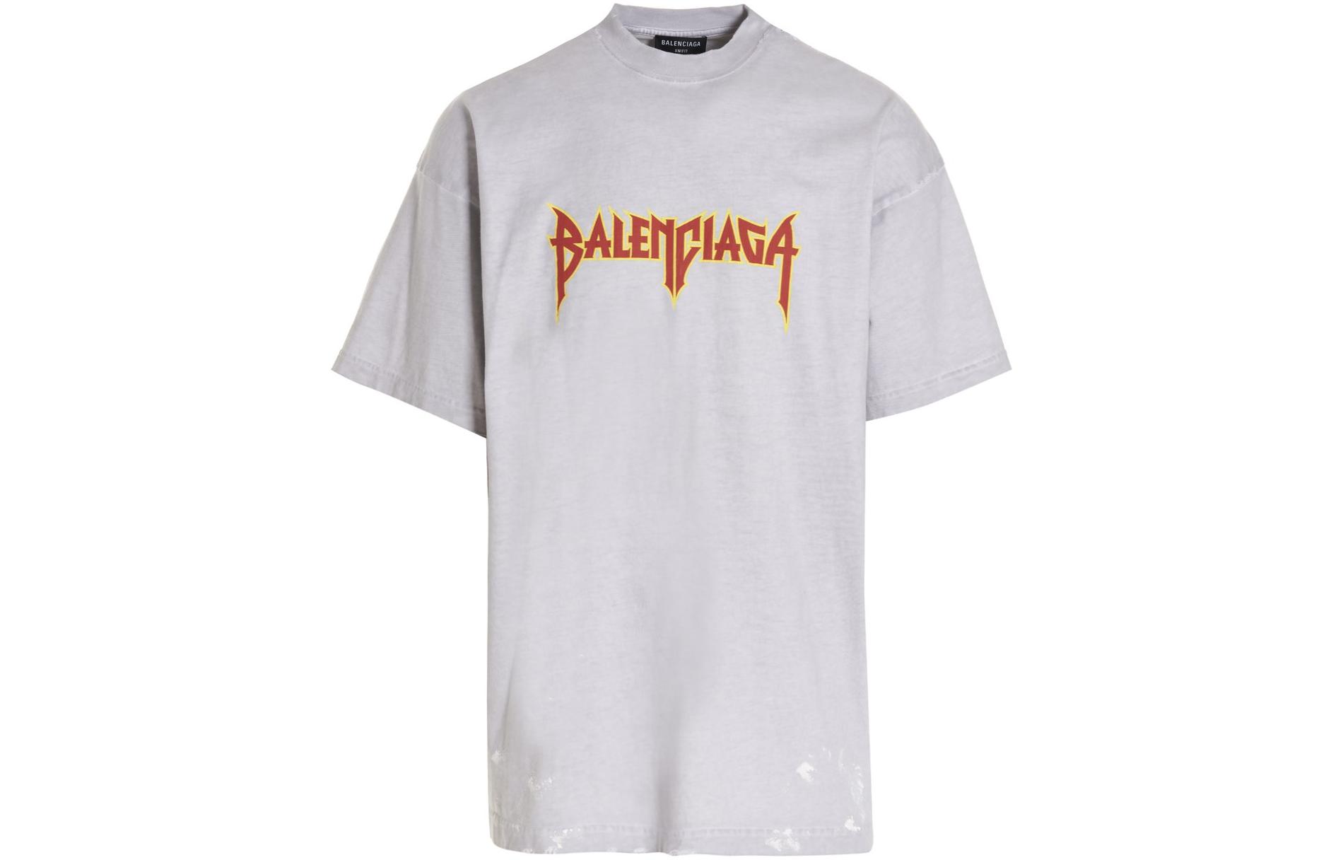 Balenciaga Metal Vintage Oversized T-shirt Hackett 2 - Cheap