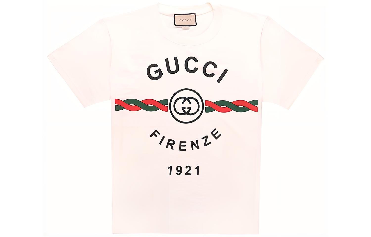 Gucci Firenze 1921 Cotton Hoodie | White | FARFETCH