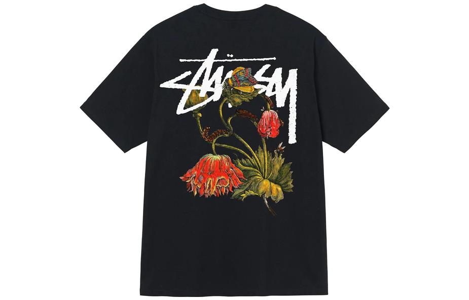 Stussy Withered Flower Tee Blue S - Cheap Rcj Jordan Outlet