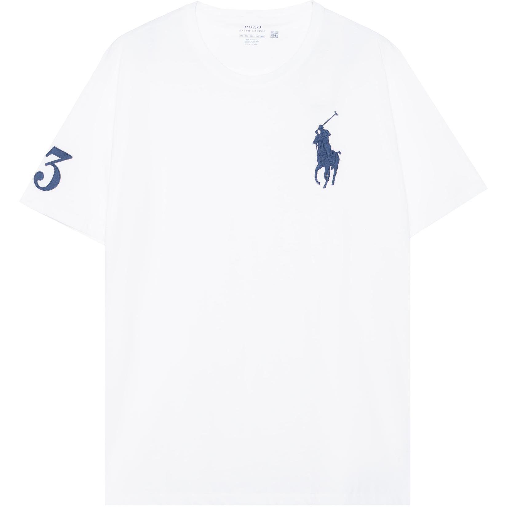 Polo Ralph Lauren SS23 Men's Embroidered Crewneck Tee White