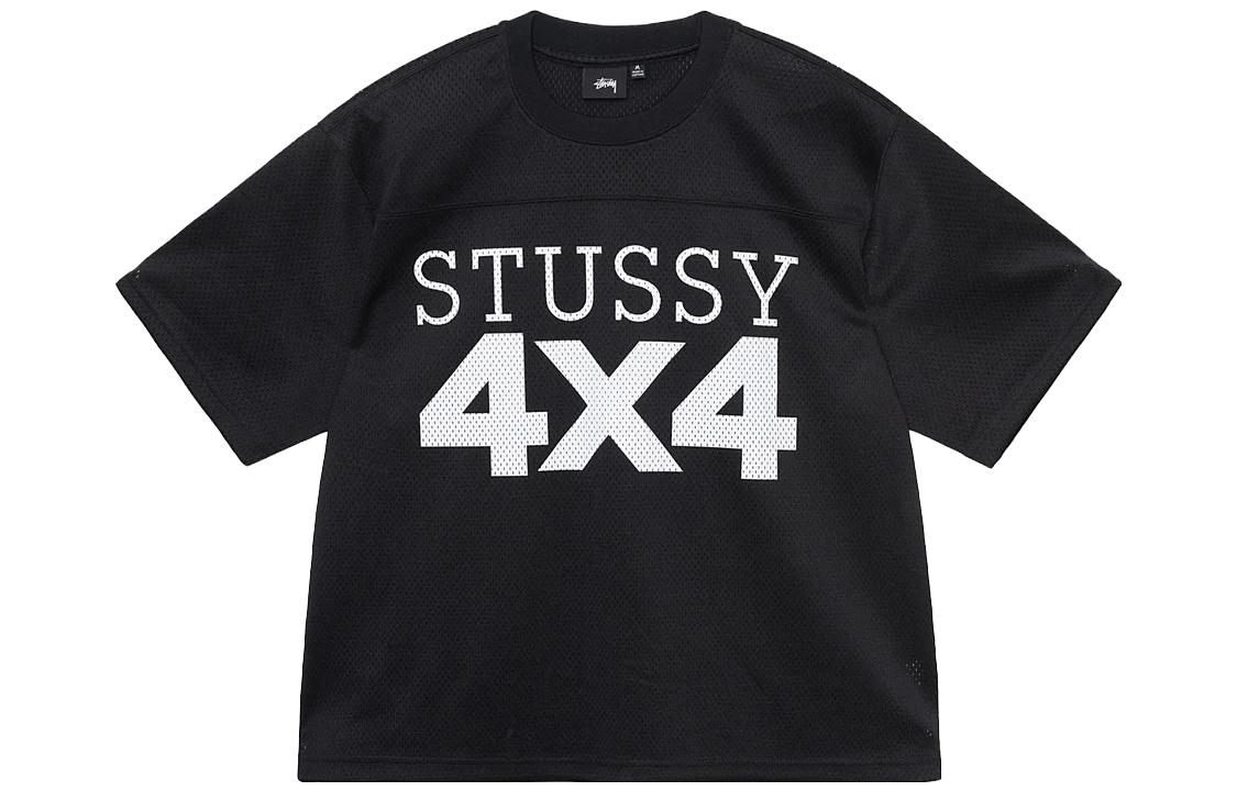 ★【STUSSY】★SURFMAN MESH FOOTBALL JERSEY★Black★ Surfman Mesh Football Jersey – Premier