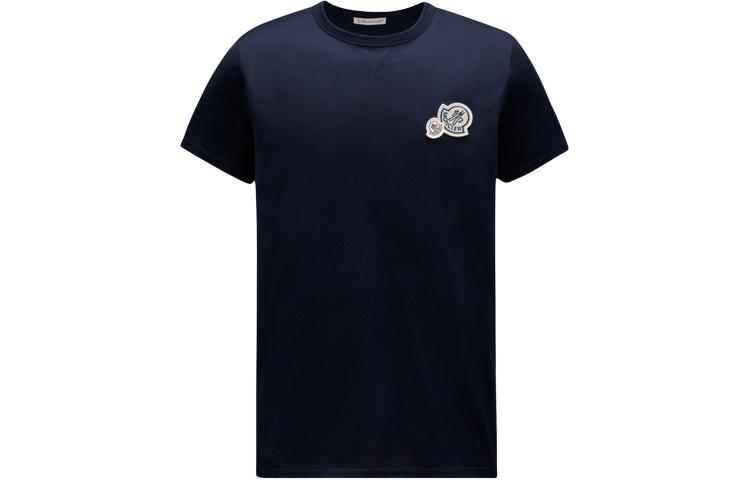 Moncler SS24 T-Shirts Men Dark Blue - POIZON