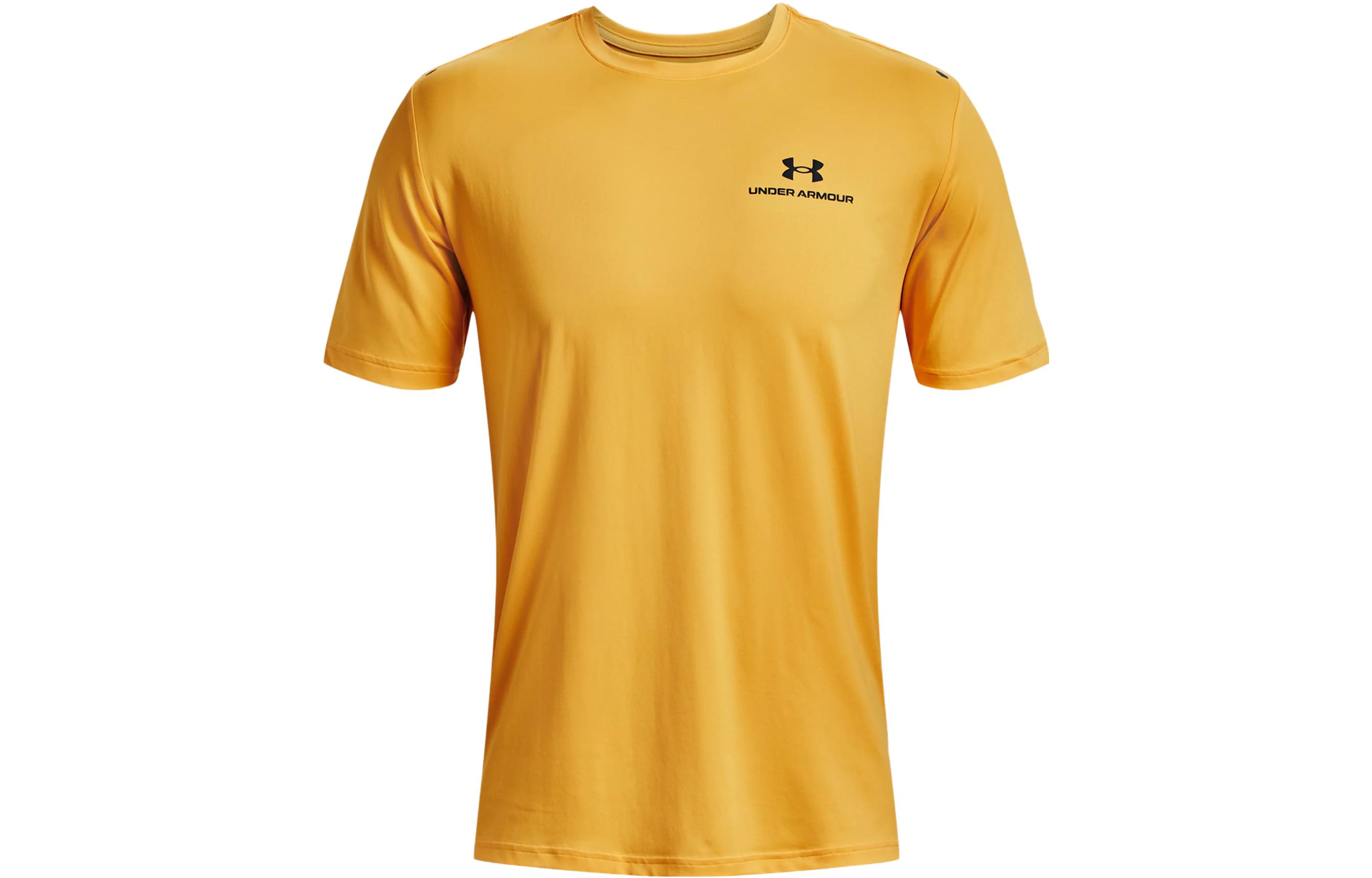 yellow under armour top