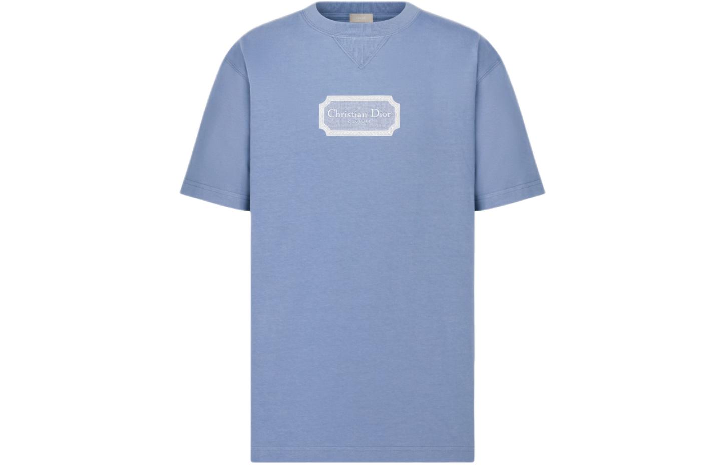 Men's DIOR x Sacai Crossover FW21 Large Cotton Short Sleeve