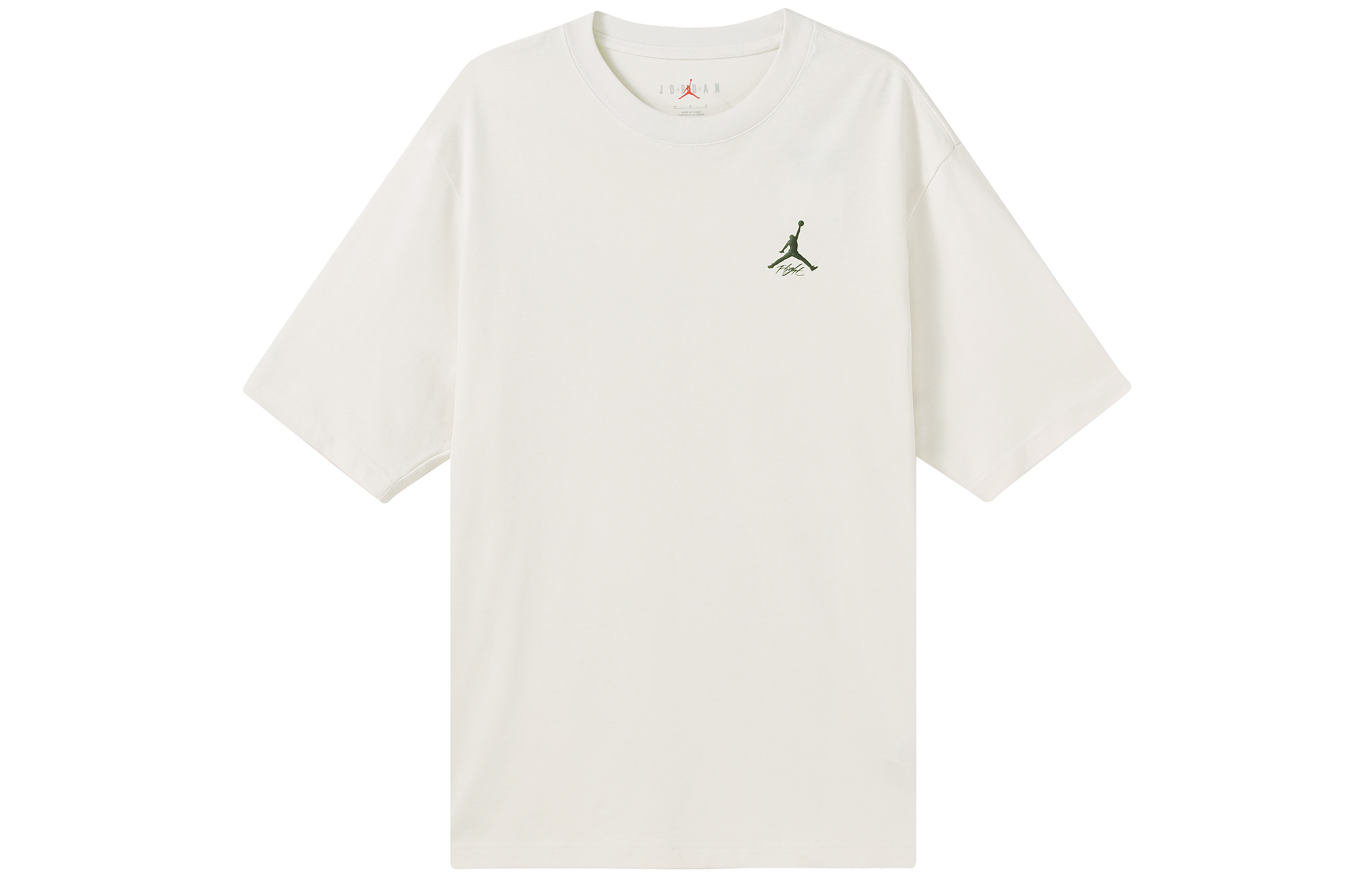 JORDAN Flight Heritage T-Shirts Men White - POIZON