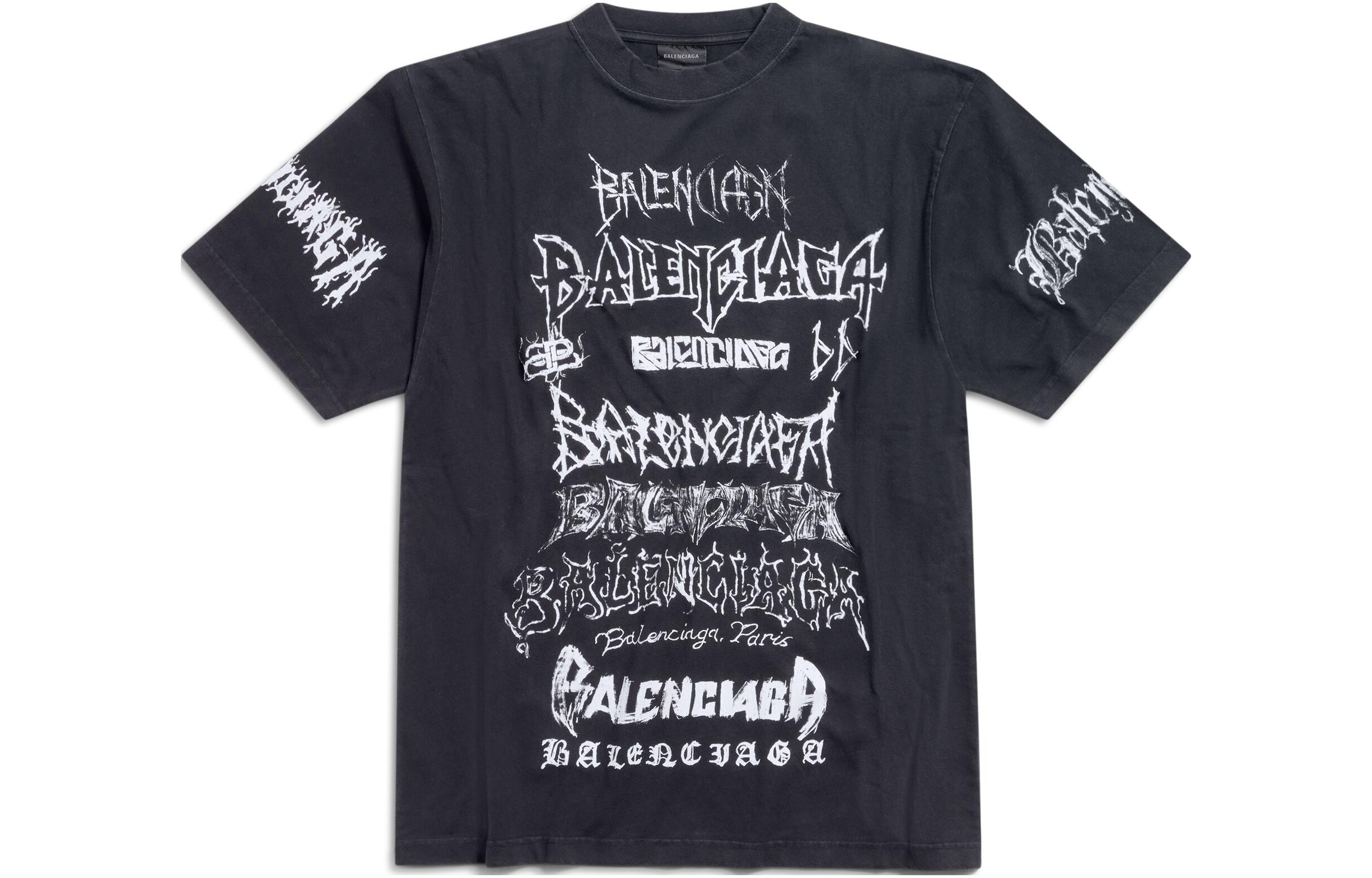 バレンシアガ 22年 コットン Tシャツ M メンズ カーキ 612966