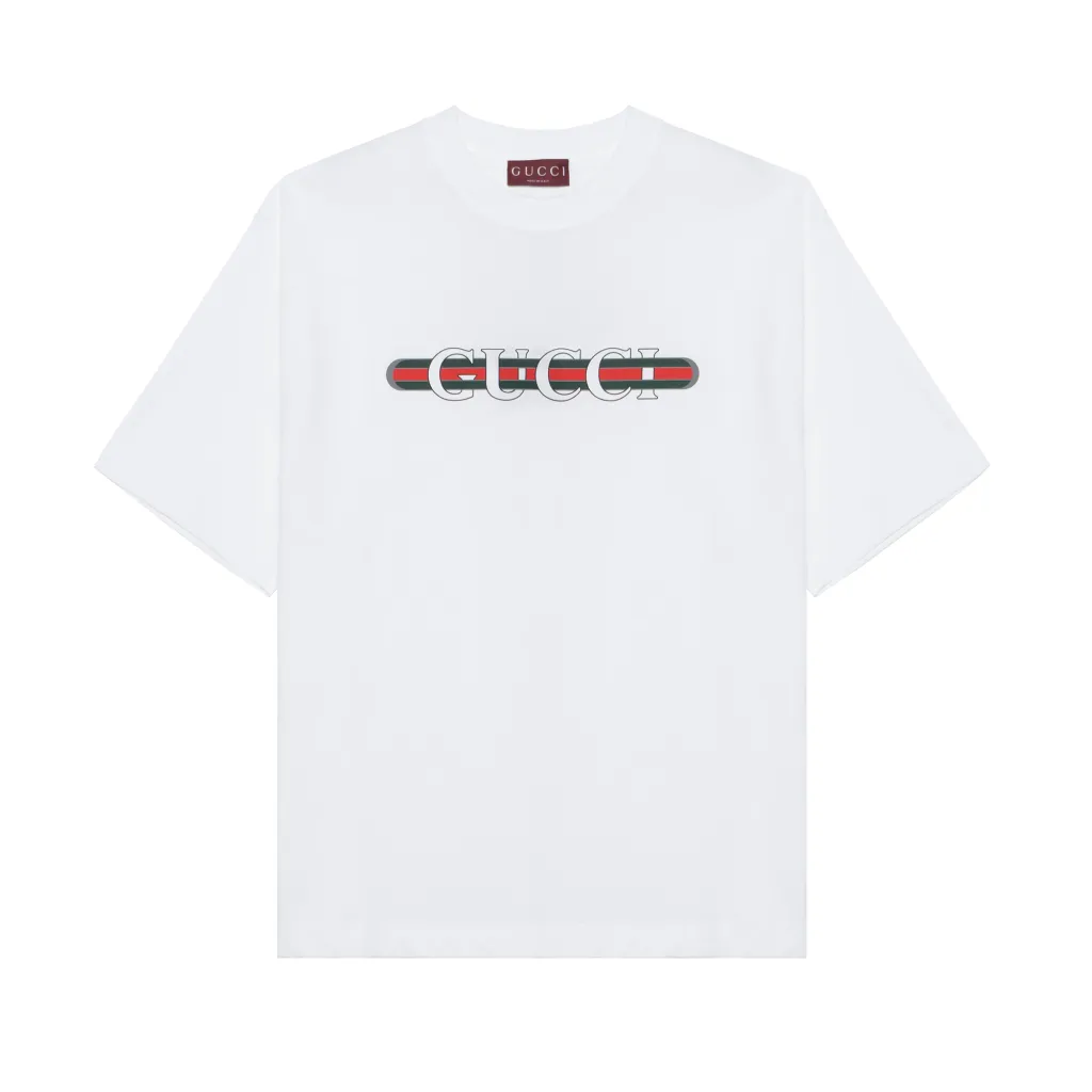 GUCCI Logo Printed Jersey T-Shirt XL - POIZON