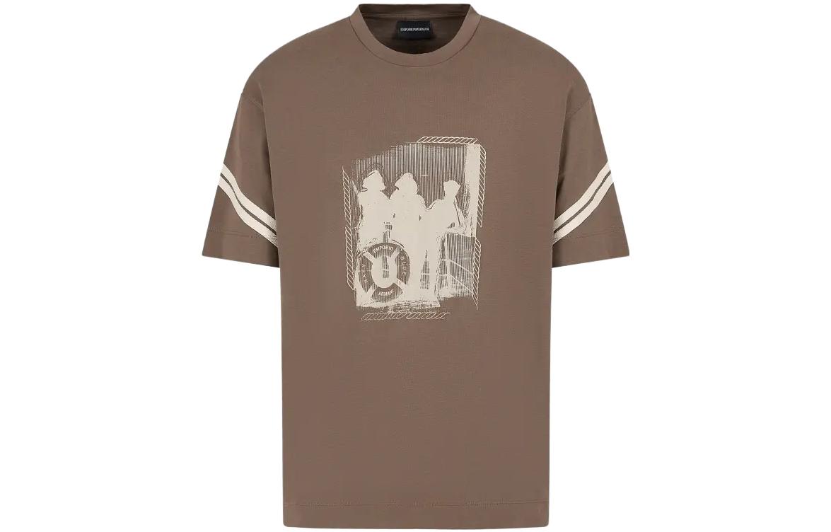 Tシャツ・カットソー EMPORIO ARMANI Men T-shirt Beige EM001033AF10017 M1052 emporio-armani-em001033-