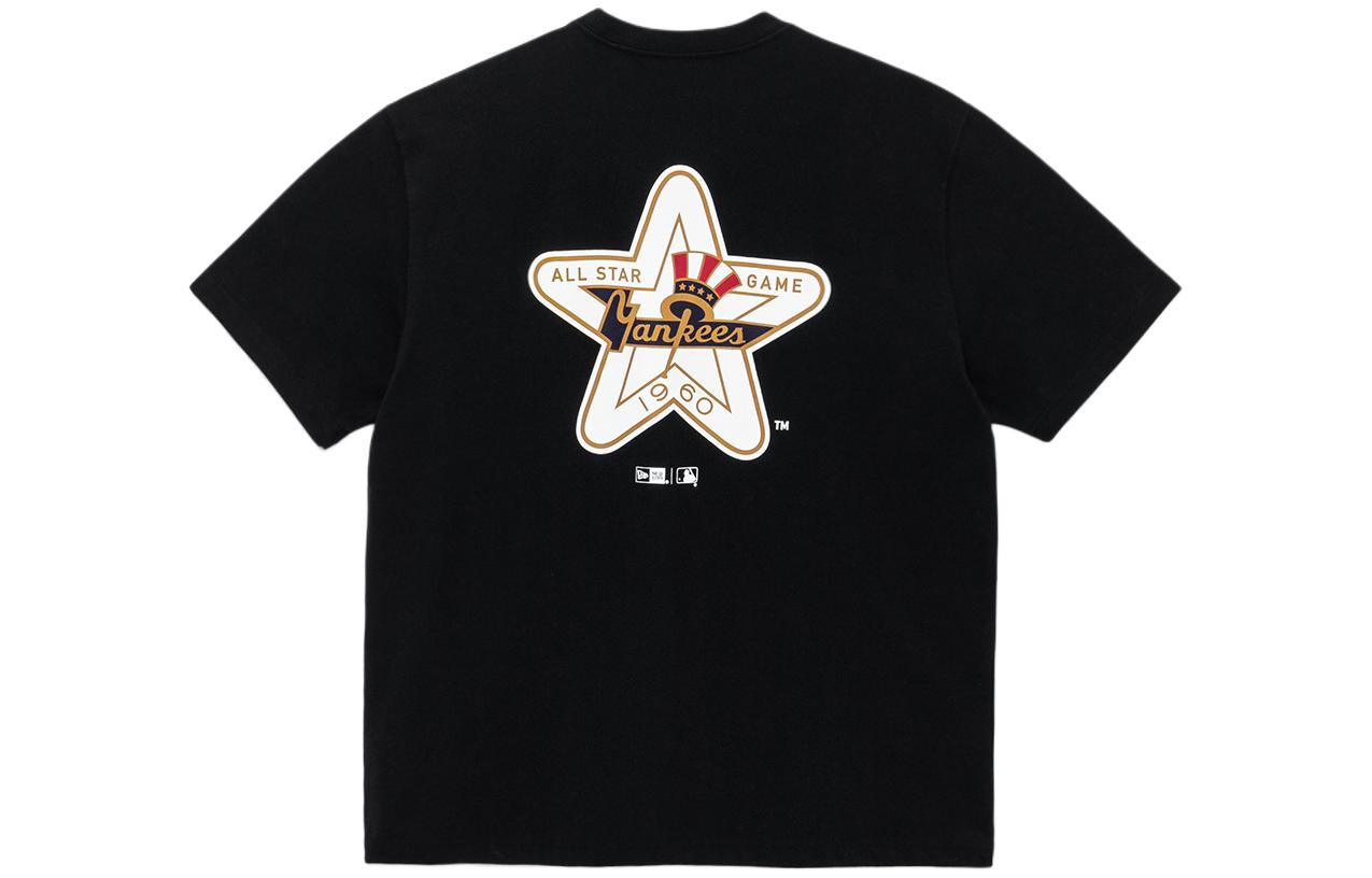 New Era T-Shirts Unisex Black - POIZON