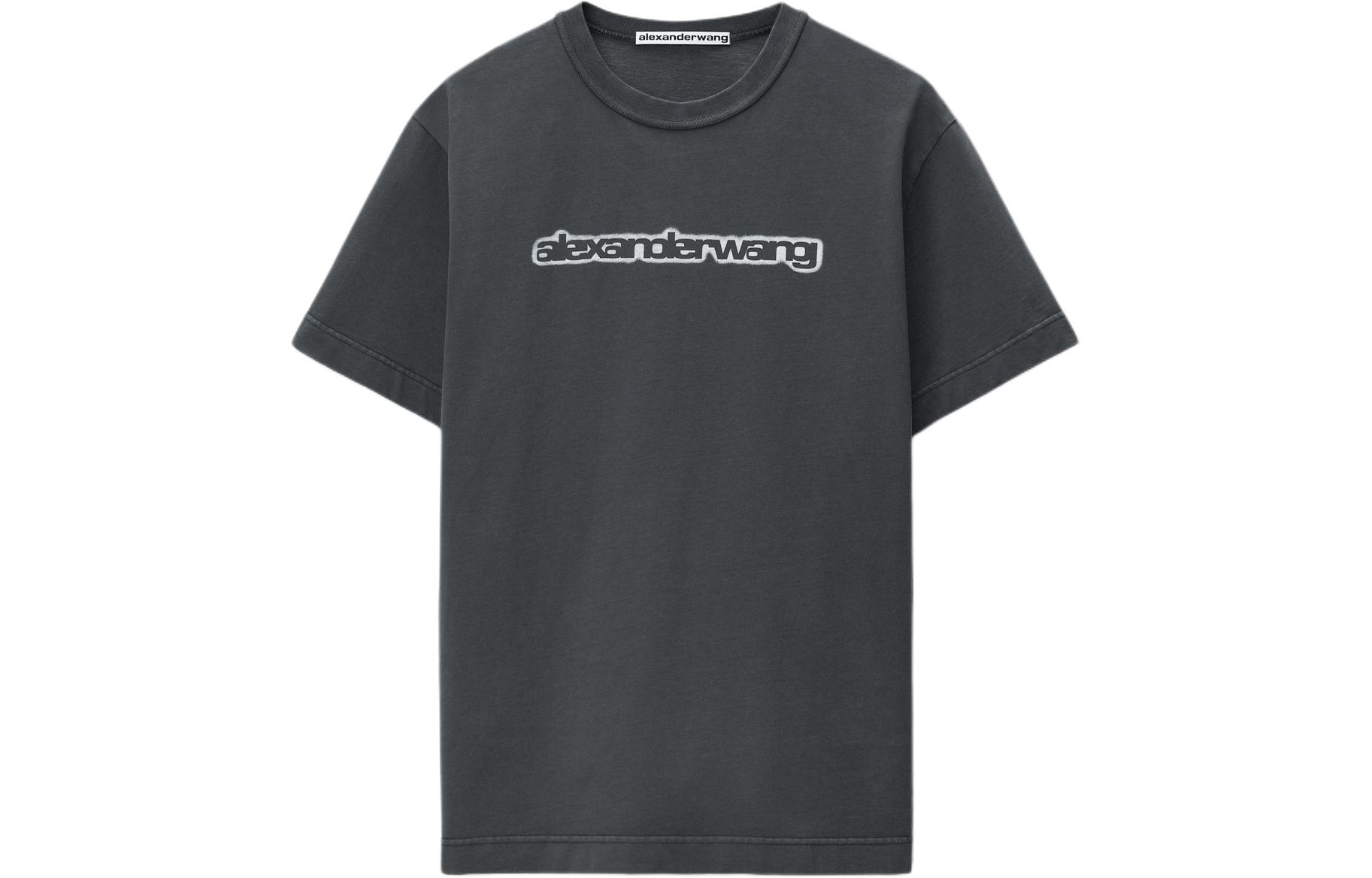 Alexander Wang T-Shirts Unisex Dark Gray - POIZON