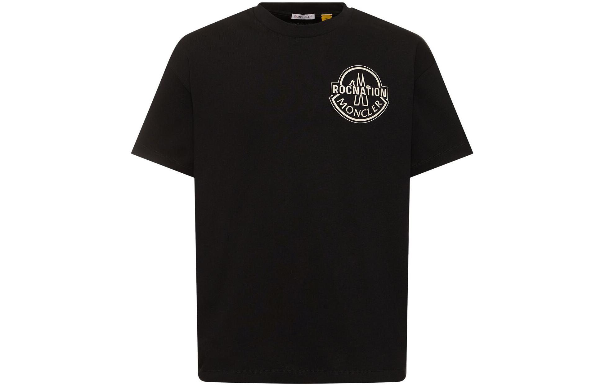 ●MONCLER●GENIUS X ROC NATION DESIGNED BY JAY-Z!!Tシャツ MONCLER GENIUS + Roc Nation by Jay-Z Logo-Print Cotton