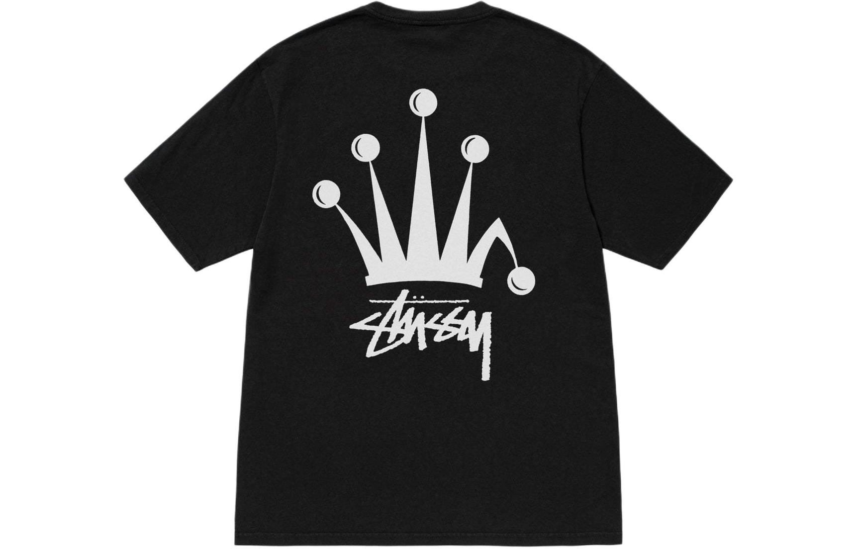 ★送料・関税込★Stussy★REGAL CROWN TEE PIGMENT DYED★INDIGO Stussy Regal Crown Pigment Dyed T-shirt Indigo S - POIZON