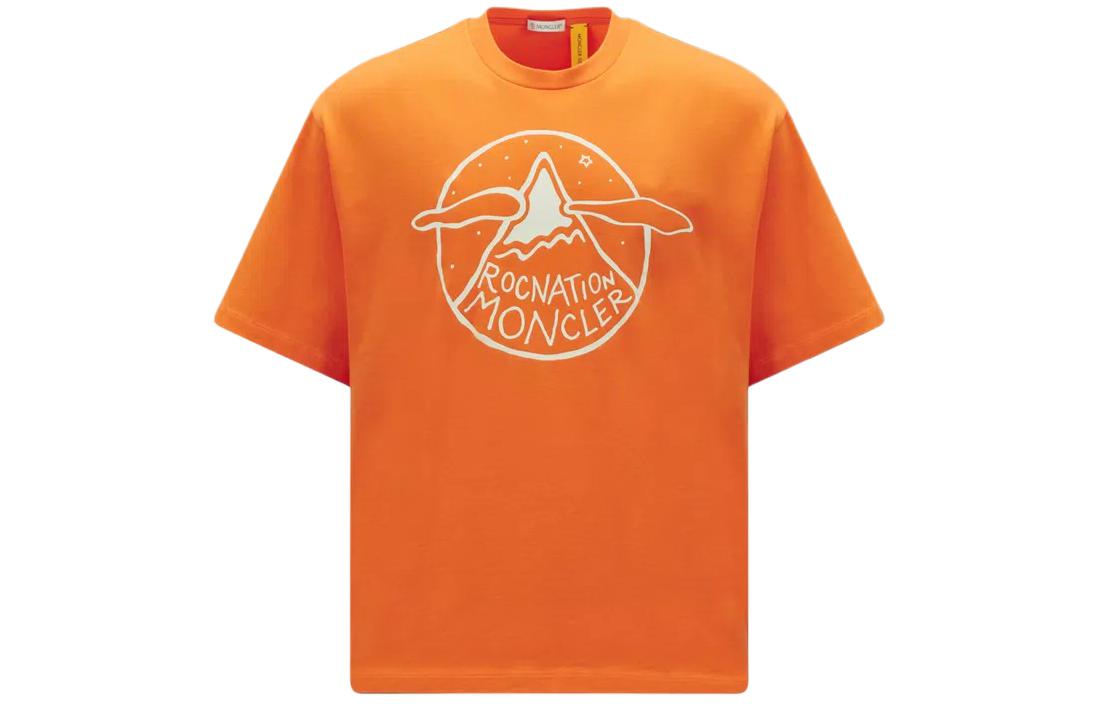 MONCLER GENIUS X Roc Nation By Jay-Z Logo Motif T-Shirt - POIZON