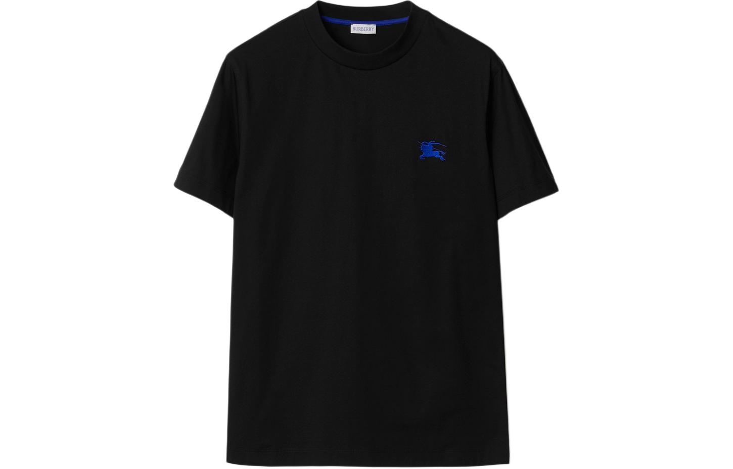 Burberry Logo Embroidered Slim-Fit T-Shirt - POIZON