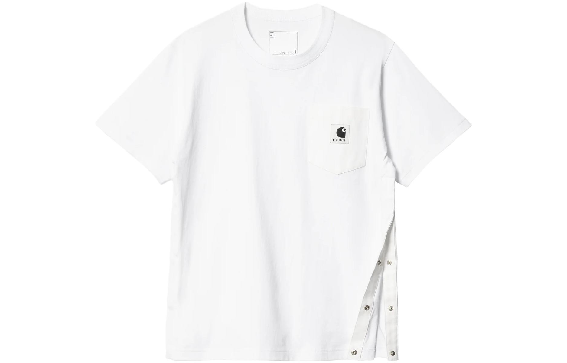 トップス sacai carhartt WIP T-shirt Sacai x Carhartt WIP T-Shirt Black Men's - FW23 - US