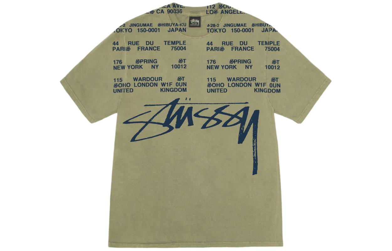 Tシャツ・カットソー Stussy Locations Pigment Dyed T-Shirt Coral Stussy Locations Pigment Dyed T-Shirt Coral | eBay