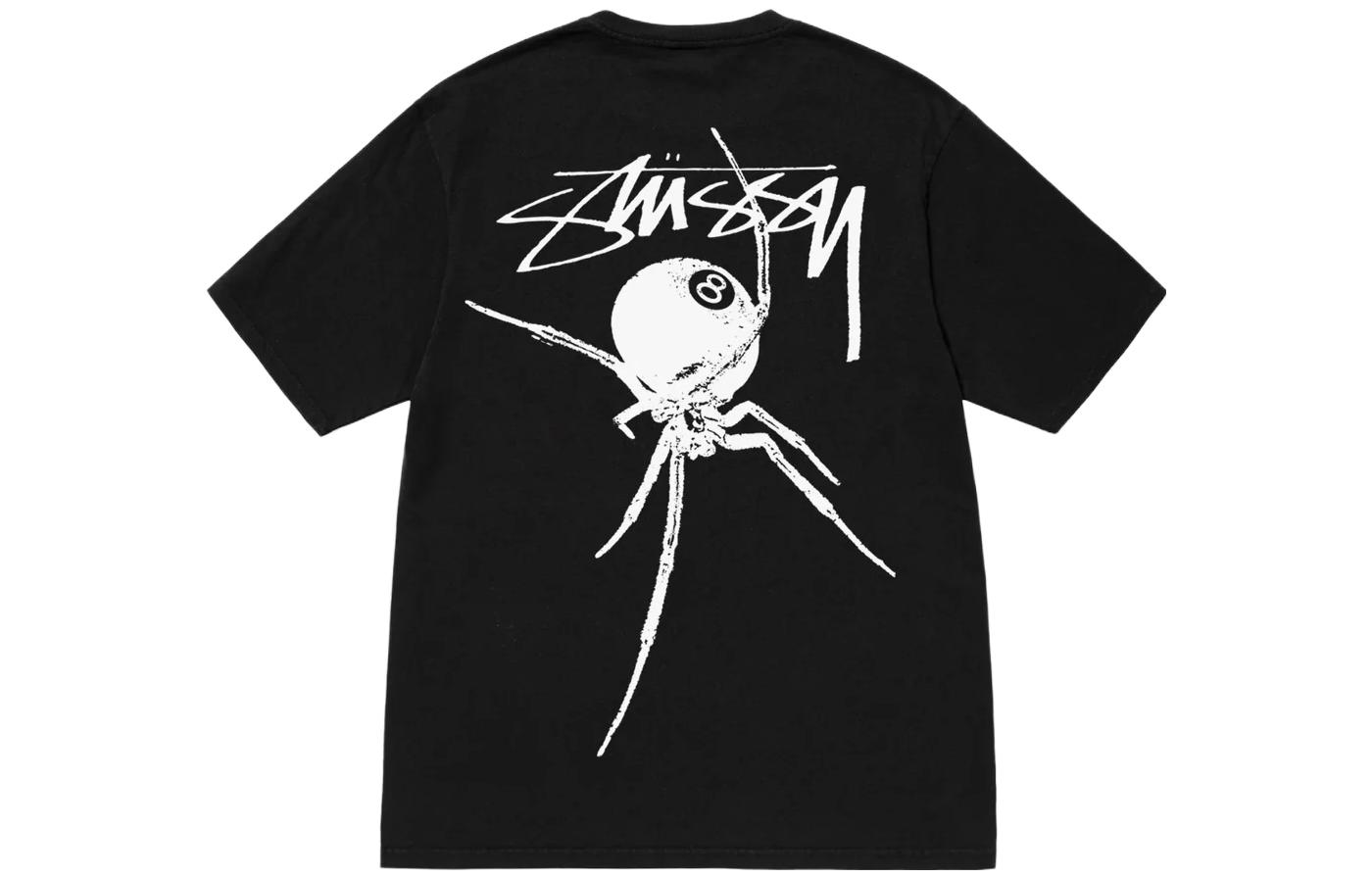Stussy Arachnid Pigment Dyed Tee Natural White L - POIZON