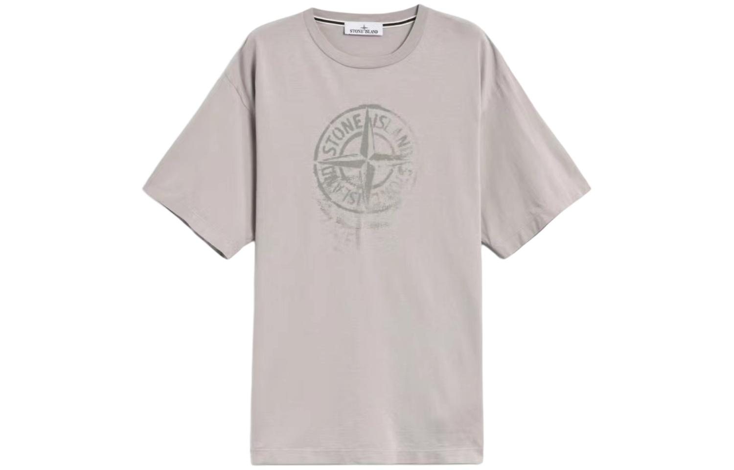 STONE ｜ (21002RC Copass Logo Cotton T-Shirt (K1S1 Ivory 21002RC COMBED ORGANIC COTTON JERSEY Short-sleeve T