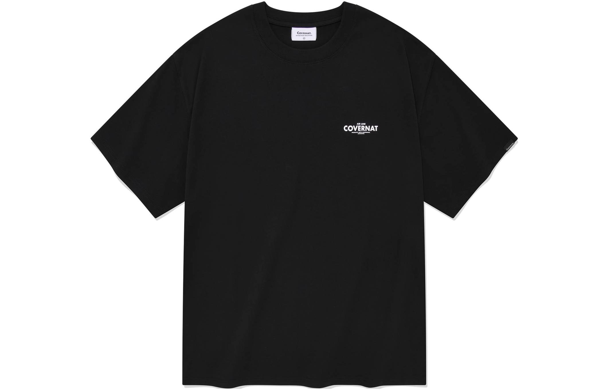 Tシャツ・カットソー COVERNAT Exhaust gas graphic t-shirt Charcoal Cropped T-Shirt - Charcoal – Hours