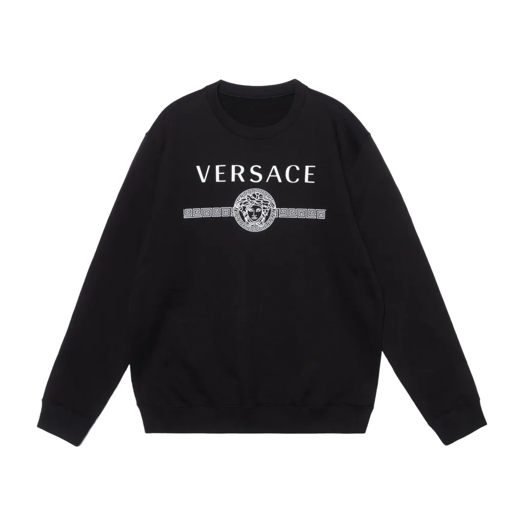 トップスその他 VERSACE Men Sweatshirt Black 10106851A07748 1B000 Versace Sweatshirt - Black - Men | 10106851A077481B000