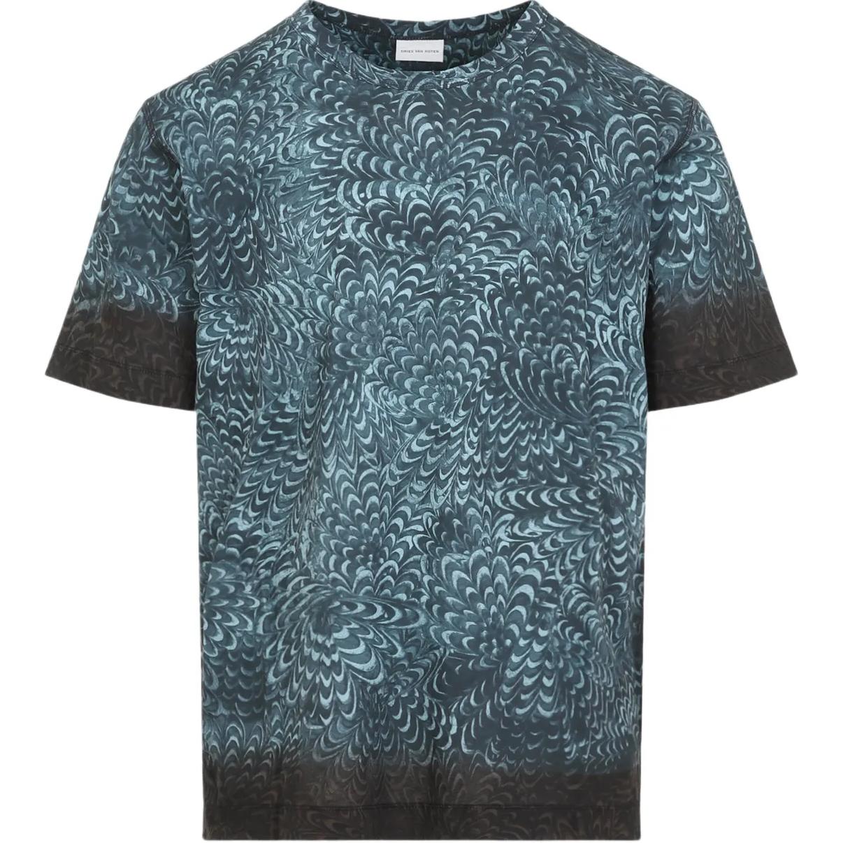 【Dries Van Noten】☆VIP買付☆Hubba T-shirt DRIES VAN NOTEN SS25 T-Shirt Men's Blue - POIZON