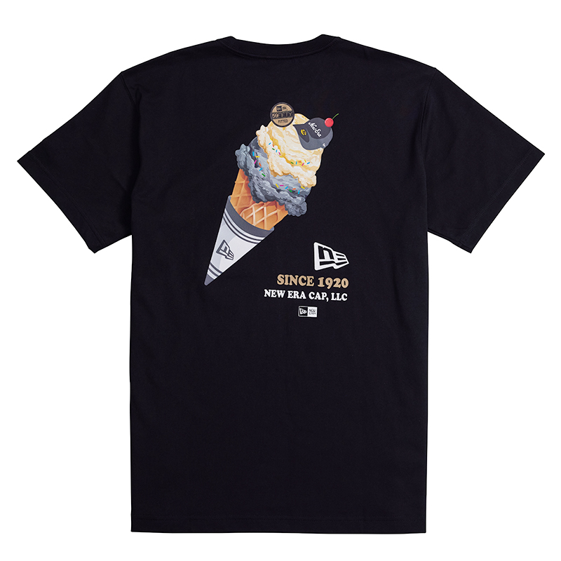 New Era T-Shirts Unisex Black L - POIZON