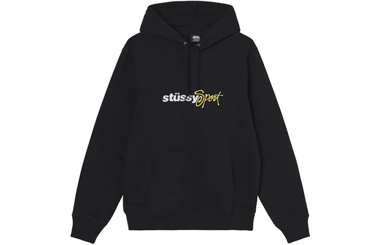 Stussy Sport Applique Hoodie - POIZON